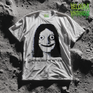 This unsettling T-shirt features a distorted, glitch-style face with wide, uncanny eyes and an eerie smile, paired with the phrase “Something About Me Isn’t Right.” The design leans into analog horror, weirdcore, and unsettling internet aesthetics, creating a bold statement piece for fans of creepy, surreal, and psychologically eerie art. The grainy texture and broken visual style add a vintage VHS-inspired feel, making it perfect for horror lovers, alt fashion fans, and anyone who enjoys standing out with dark, unsettling humor.